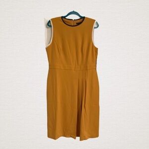 - Maggy London Yellow Side Pleat Sleeveless Dress- NWT